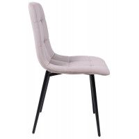 Стул Алвест AV 406-N бежевый бархат/черный купить в Минске